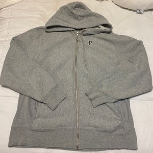 Pink full zip hoodie